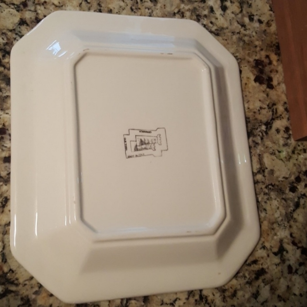 Due Torri platter, serving tray. - Picture 3 of 5
